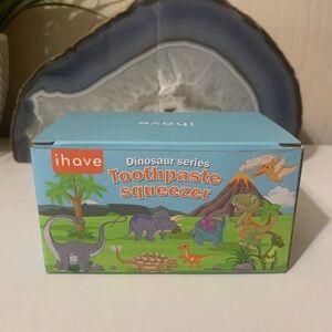 Have Dinosaur Series Toothpaste Squeezer - Blue and Green